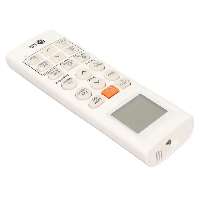 Telecomanda aer conditionat, remote control AKB75415310, compatibila cu modele LG LAN090HSV4/LAN090HSV5/LAN090HYV/LAN120HSV4/LAN120HSV5, din ABS, functioneaza cu 2 x AAA, Alb, 1 buc