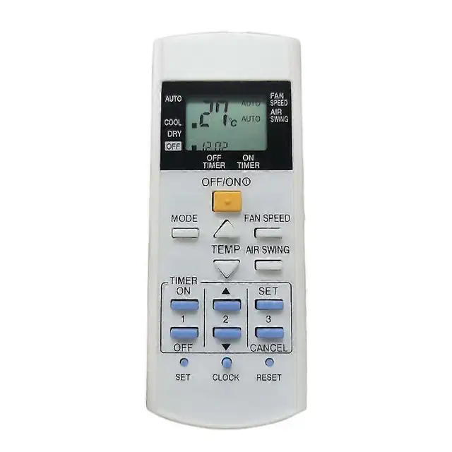 Telecomanda aer conditionat, Panasonic, A75C3716 A75C3297, ABS, negru, 28x13.5x5cm