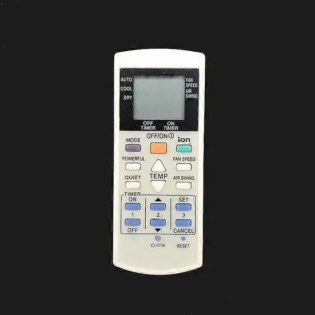 Telecomanda aer conditionat A75C3299, originala pentru Panasonic, din ABS, necesita 2 x AAA (baterii neincluse), Alb, 1 bucata