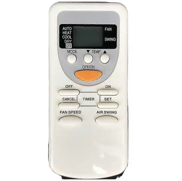 Telecomanda aer conditionat remote control A75C2665, compatibila cu Panasonic A75C2664/A75C2953/CS-PC7KKD/CS-PA7GKD, taste sensibile, fara baterii si manual, alb, 1 buc