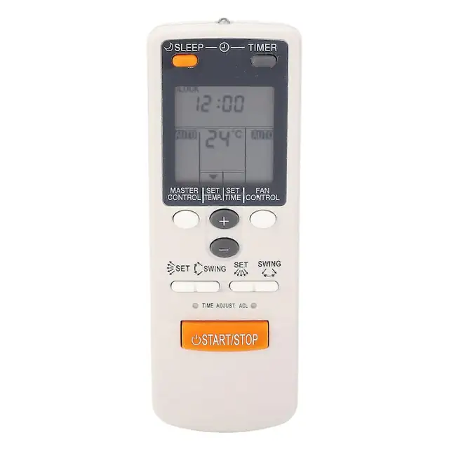 Telecomanda aparat aer conditionat, inlocuire, ABS, negru, universal