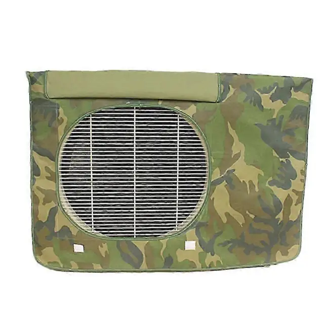 Husa protectie aparat aer conditionat, 78x55x28cm, verde camuflaj, poliester impermeabil