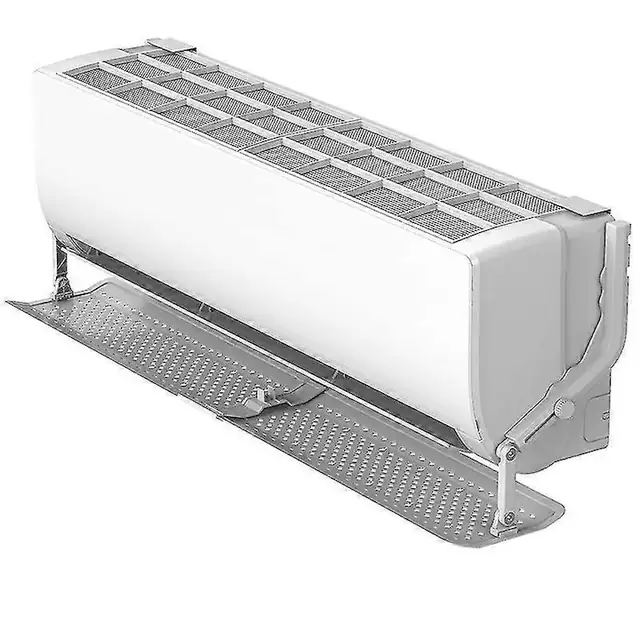 Paravan aer conditionat reglabil alb 57x105cm