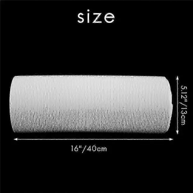Furtun evacuare/conducta pentru aer conditionat portabil universal, din PVC flexibil, extensibil 30-150 cm, diametru 13 cm (5.1 inch), Alb, 1 buc