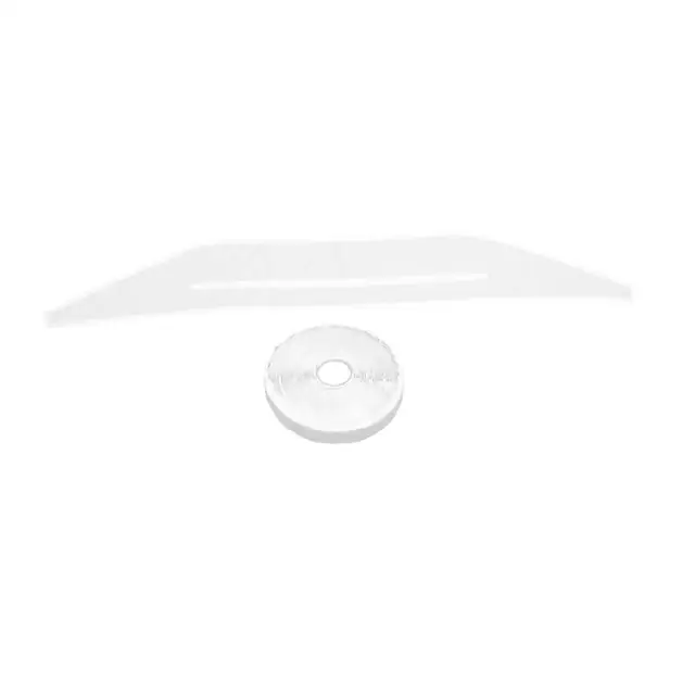 Folie/panza etansare fereastra pentru aer conditionat, 300x35x0.2 cm, din material oxford, cu banda adeziva si fermoar pentru furtun, alb, 1 set