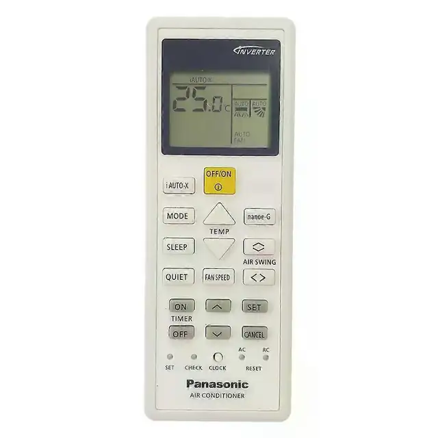 Telecomanda aparat aer conditionat, model A75C02650, ABS, alb, 28x13.5x5cm
