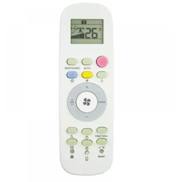 Telecomanda/remote aer conditionat, compatibil Haier 0010401715AD, functii complete, fara programare, cu design ergonomic, 15 x 4.5 x 1.5 cm, alb, 1 buc