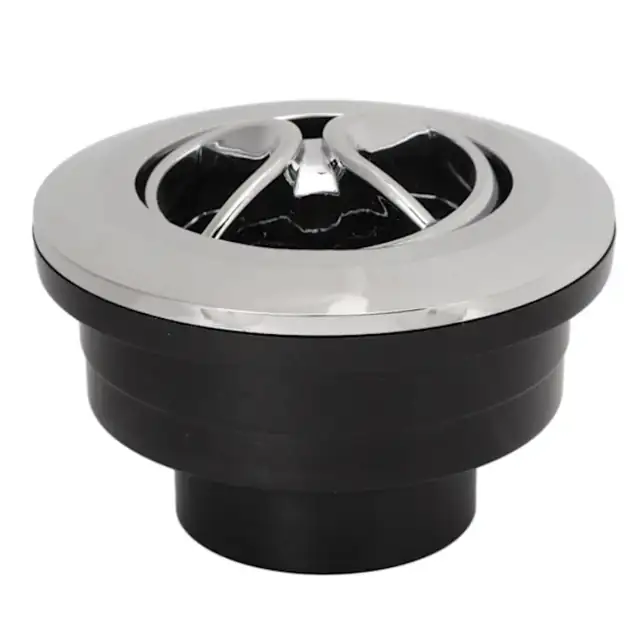 Ventilatie aer conditionat universala, ABS, rotativa, 20mm, negru