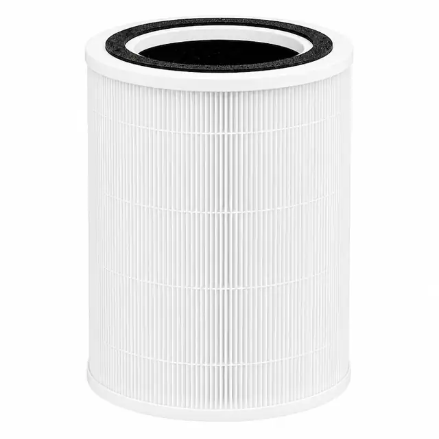 Filtru Compatibil cu Purificatoarele de Aer AirBliss® Sense, Filtrare 3 in 1, Pre Filtru, Filtru TRUE HEPA, Filtru din Carbon Activ, Elimina 99, 97% Particule, Anti Alergic, Anti Bacterian, Elimina Mirosuri, Aer Curat, Alb