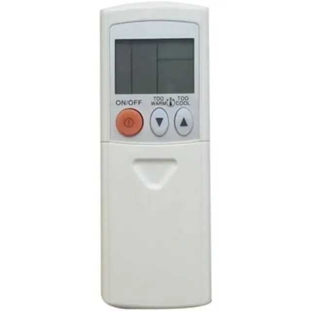 Telecomanda aer conditionat, KD06ES, compatibila cu modele Mitsubishi/Starmex (KM05B, KD07BS, MSZ-GE50VA), fara programare, alimentare 2 baterii AAA, Alb, 12x1.8x6 cm
