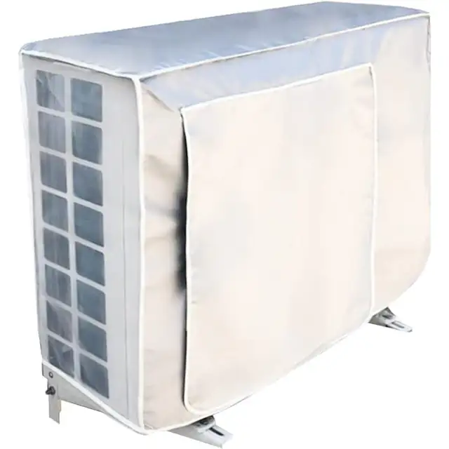 Husa exterioara pentru aparat aer conditionat, impermeabila, ventilata, argintiu, 80x26x57cm