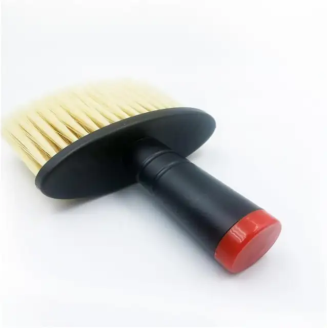 Perie curatare, plastic, moale, negru-rosu, 13.5x5.5x10cm, pentru curatarea aparatelor de aer conditionat