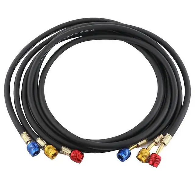 Set furtunuri incarcare aer conditionat 1.2m aluminiu cauciuc multicolor