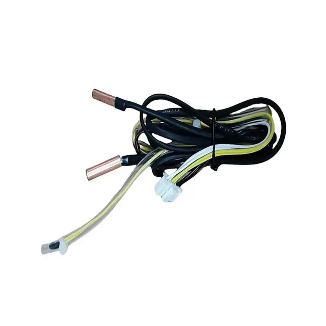 Senzor temperatura/sonda temperatura unitate exterioara aer conditionat compatibil Gree 15K/20K/50K, pentru functionare cu frecventa variabila, constructie metalica durabila, Multicolor, 1 buc