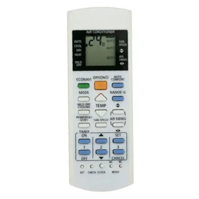 Telecomanda aparat aer conditionat, ABS, 50x135x25mm, negru