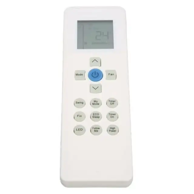 Telecomanda aparat aer conditionat RG67N BGEF RG67V ABS butoane sensibile, alb, 2xAAA