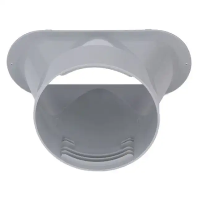 Adaptor racord evacuare aer conditionat portabil 5 inch, ABS, 21.5x13x13.5cm, alb