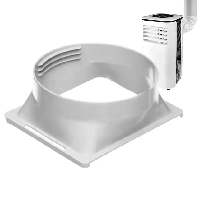 Adaptor furtun evacuare aer conditionat patrat, rezistent, 15x15cm