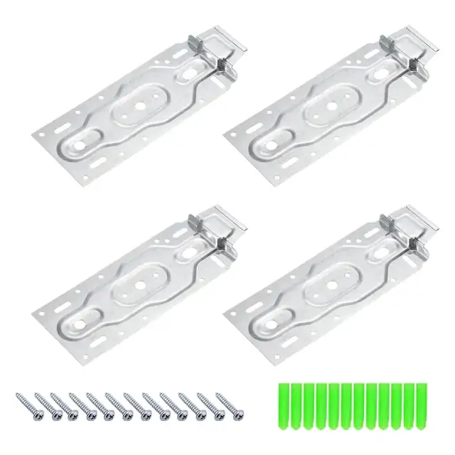 Set 4 Suporturi Montaj Aer Conditionat, Otel Galvanizat, 205x72mm, Rezistente Coroziune