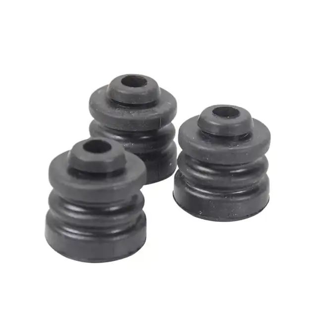 Set 3 amortizoare cauciuc pentru compresor aer conditionat, rezistente, durabile, negru