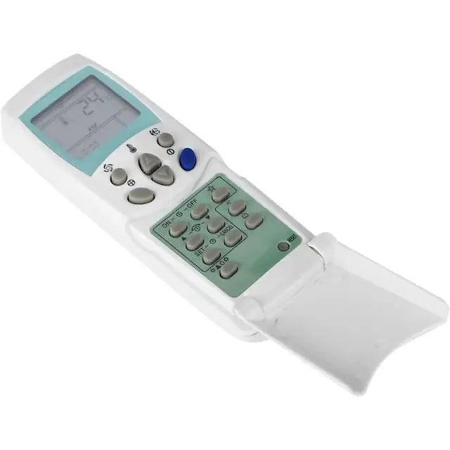 Telecomanda aer conditionat, inlocuire, alb, 12.6x4.8x2.6cm