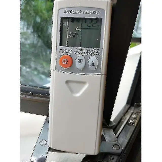 Telecomanda aer conditionat Mitsubishi Starmex compatibila multiple modele, negru, 2xAAA