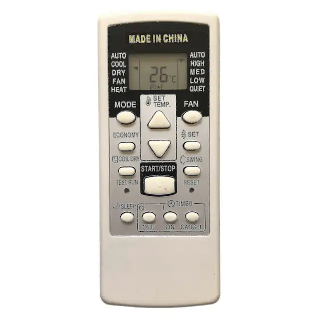 Telecomanda aer conditionat, OEM, 8 canale, 433 MHz, 12x6cm