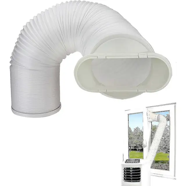 Furtun evacuare aer conditionat extensibil 22-150cm alb ABS-PP