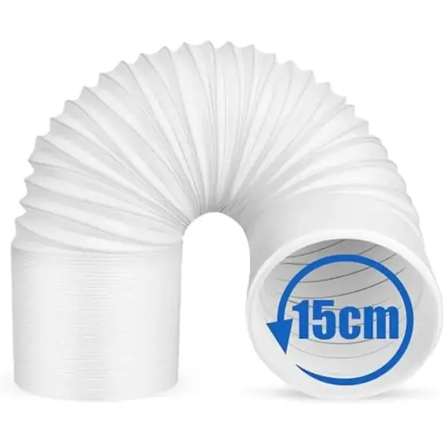 Furtun evacuare aer conditionat flexibil 200x15cm rezistent caldura portabil