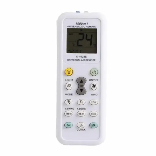 Telecomanda universala aer conditionat, alb, 13.3x5x2.3cm
