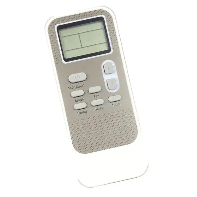 Telecomanda aer conditionat portabil, 14x6cm, plastic, compatibil multiple modele