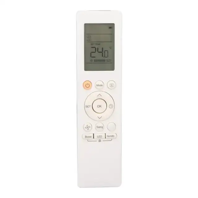 Telecomanda aparat aer conditionat RG10L1 C2HS BGEF, ABS, negru, 14x5x2cm