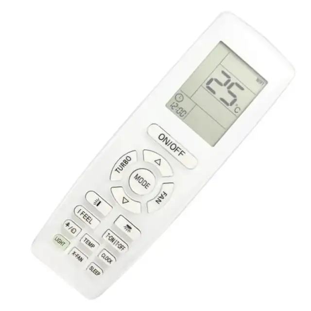 Telecomanda aer conditionat, inlocuitor, ergonomic, alb, 16x5cm
