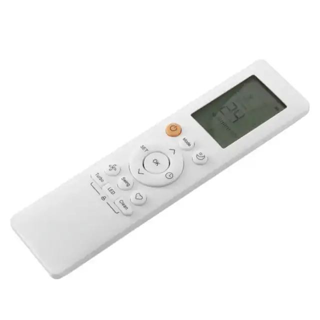Telecomanda aparat aer conditionat, plastic, butoane cauciuc, negru
