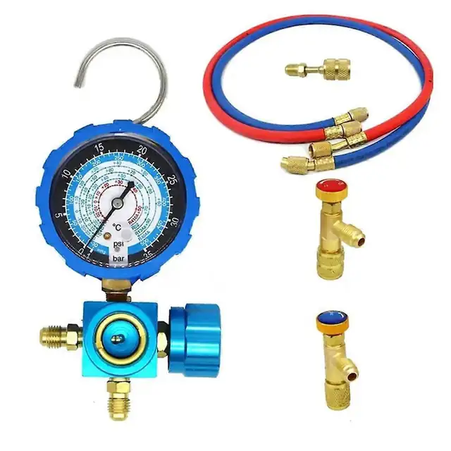 Manometru pentru aer conditionat, plastic metal, multicolor, dimensiuni standard