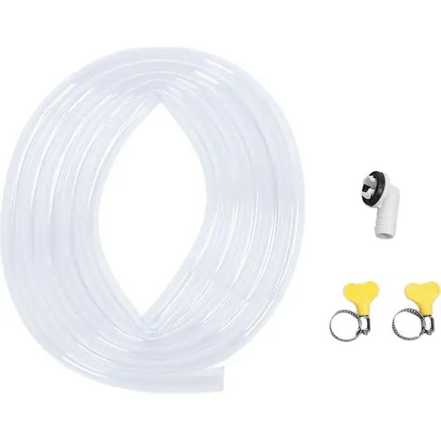 Furtun scurgere aer conditionat 3m plastic rezistent set universal cu conector si cleme