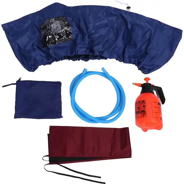 Kit curatare aparat aer conditionat, husa impermeabila, furtun scurgere, 100x36cm