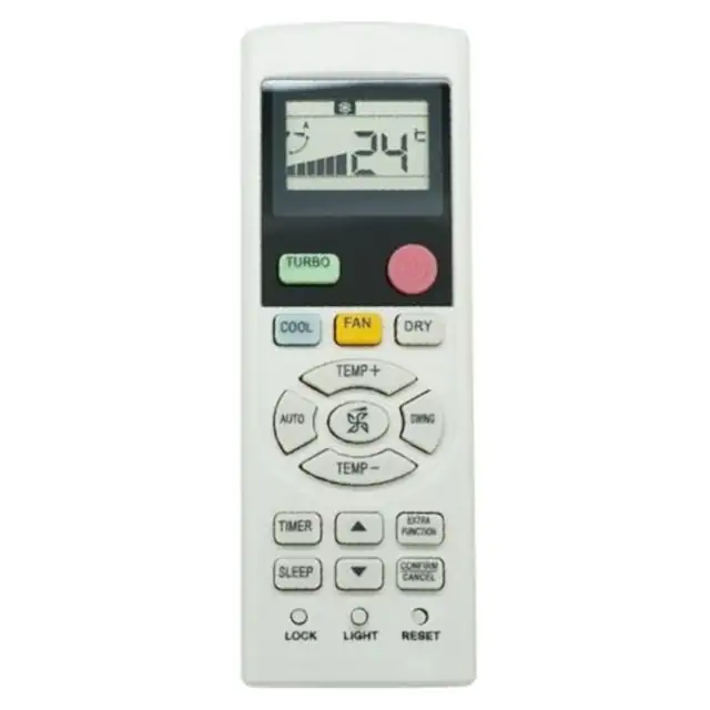 Telecomanda aparat aer conditionat, inlocuitor, negru, 2xAAA