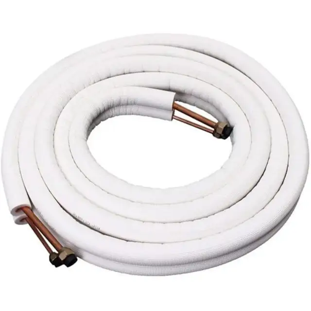 Teava cupru izolata pentru aer conditionat, 10x10mm, alb, 2m