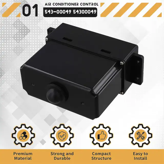 Panou control aer conditionat 24V, negru, 543-00049, 1 piese