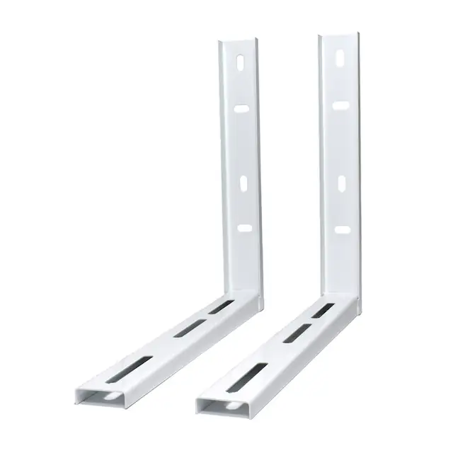 Set console fixe aer conditionat pentru unitate exterioara, dimensiuni 450 x 600 mm, grosime 2 mm, capacitati suportate 12000 - 22000 BTU, Alb