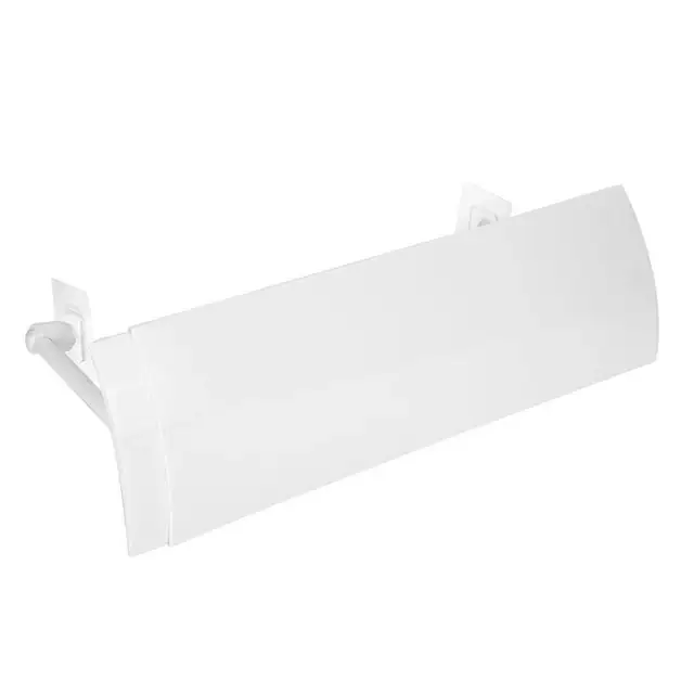 Deflector de aer conditional, PROCART, reglabil 58-104 cm, accesorii montare, alb