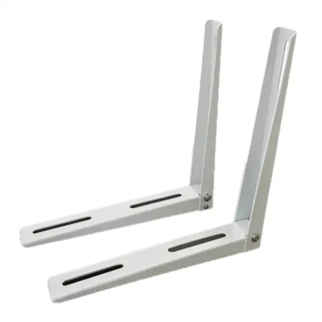 Set Console rabatabile 40x50cm, pentru montaj aer conditionat, alb, Tabla 1,5 mm