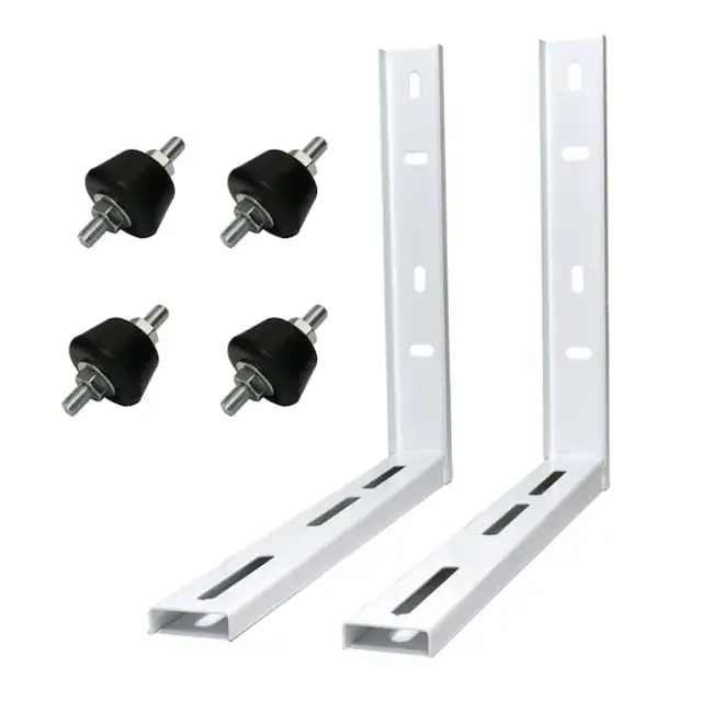 Pachet set console fixe aer conditionat pentru unitate exterioara, 360 x 430 mm, capacitati 9000 - 12000 BTU, set tampoane anti-vibratii AG35