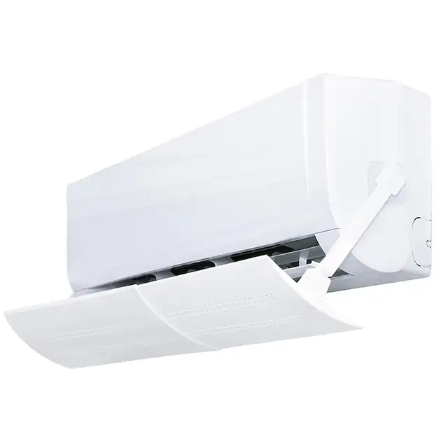 Deflector Pentru Aer Conditionat EDAR, Universal, Extensibil 56-108 cm, Protectie Curenti, Alb