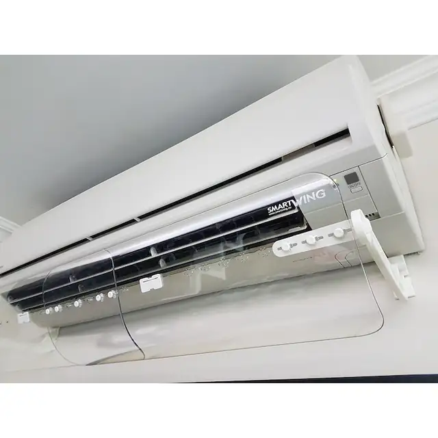 Deflector pentru aparat de aer conditionat Smart WING, de la 60 la 110 cm, protectie impotriva fluxului de aer