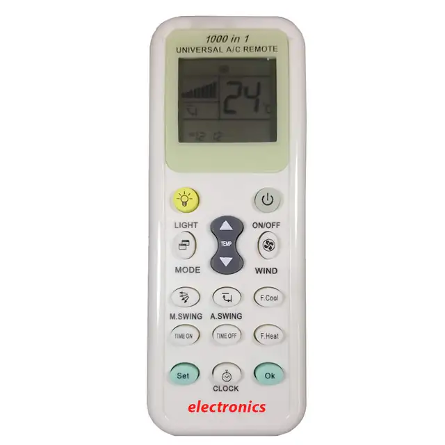 Telecomanda Universala Pentru Aparat De Aer Conditionat 1000 in 1 , Daikin, Hitachi, Carrier, Panasonic, LG, Sharp, Haier, Gree, Midea, Whirlpool, Bosch, Olympus, Toshiba, Samsung