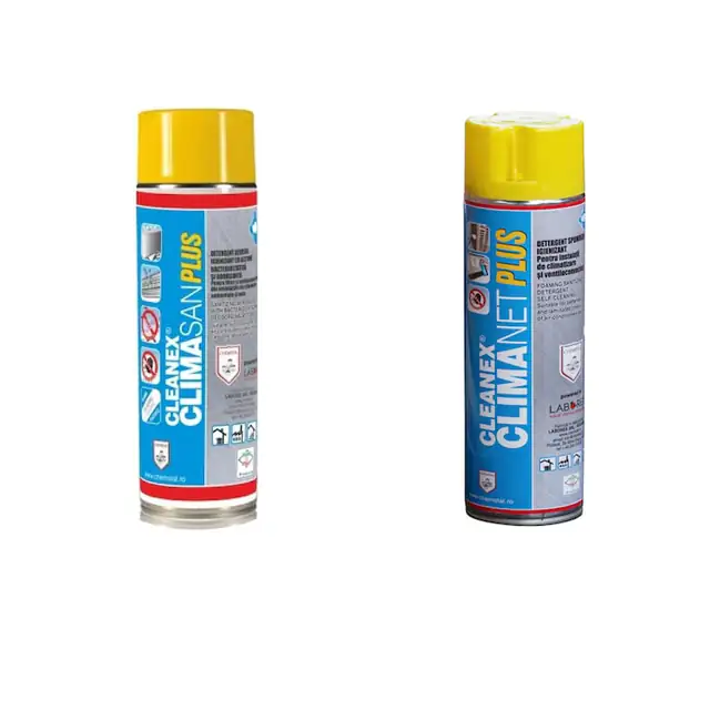 Pachet pentru curatare si igienizare aer conditionat Cleanex Climasan Plus si Climanet Plus
