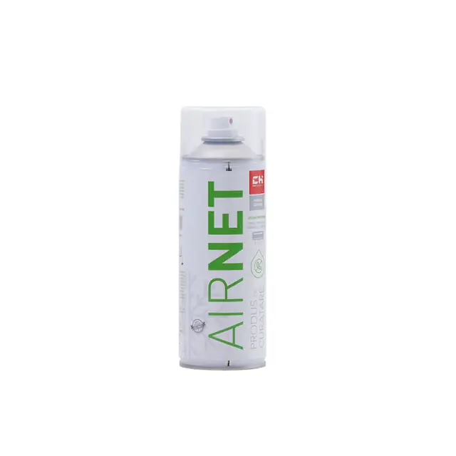 Spray de curatare pentru circuitele de racire si de aer conditionat, pe baza de solventi polialcooli, dezinfectanti si inhibitori de coroziune - AirNet spray, 400 ml