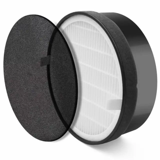 Set filtre rezerva pentru Purificator de aer LEVOIT LV-H132, 3-in-1, Pre filtru nylon, filtru HEPA si filtru Carbon activ, 2 buc, LV-H132-RF